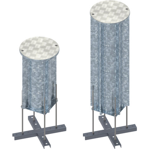 Quante-Design Bodenhülsen P240 Standard-Komfort