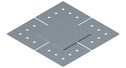 Quante-Design Kombi-Unterflurplatten P080/P160