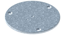 Montageplatten mit Flansch Z